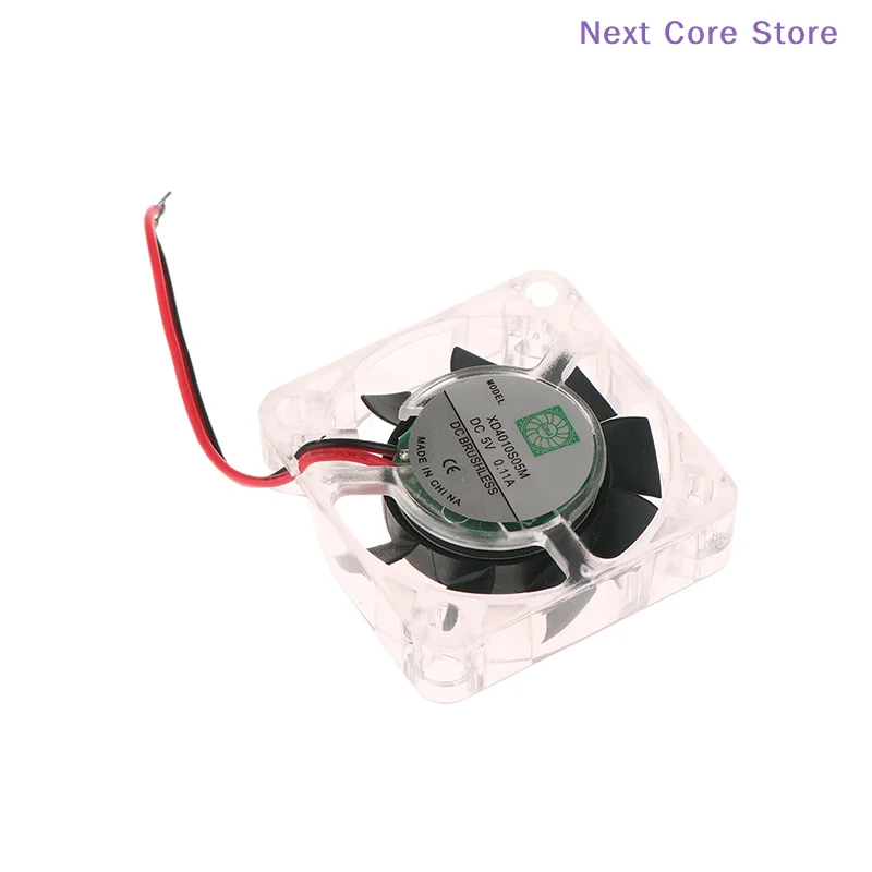 [NC]40x40x10MM 4010 DC 5V 0.11A Brushless Fans With Blue LED Light For Heatsink Cooler Cooling Radiator For 3d Printer Parts Fan