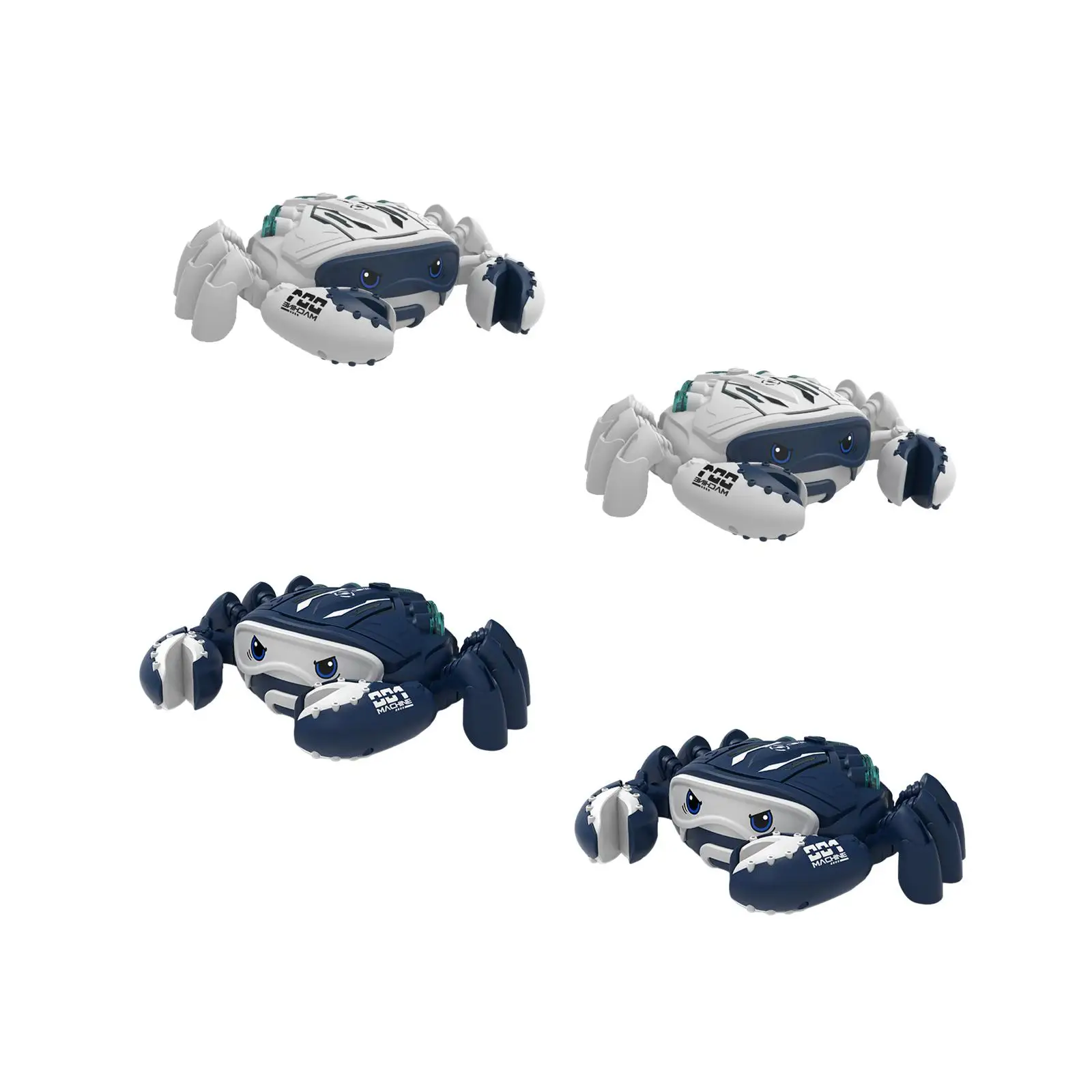 Electric Crabs Toy with Lights and Music Interactive Walking Crabs for Children Educational Gift