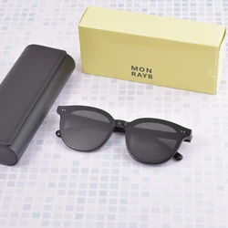 MON RAYB Acetate Oval men Women Sunglasses UV400 Lens Lang outdoors Car Driving Running sun glasses trendy for women men