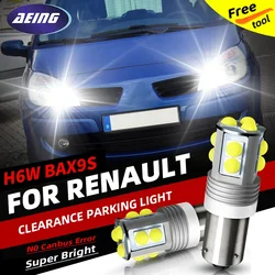 2pcs Car LED Clearance Side Marker Parking Lights Bulbs 64132 Canbus Error Free For Renault Scenic 2 2007 2008 2009 2010