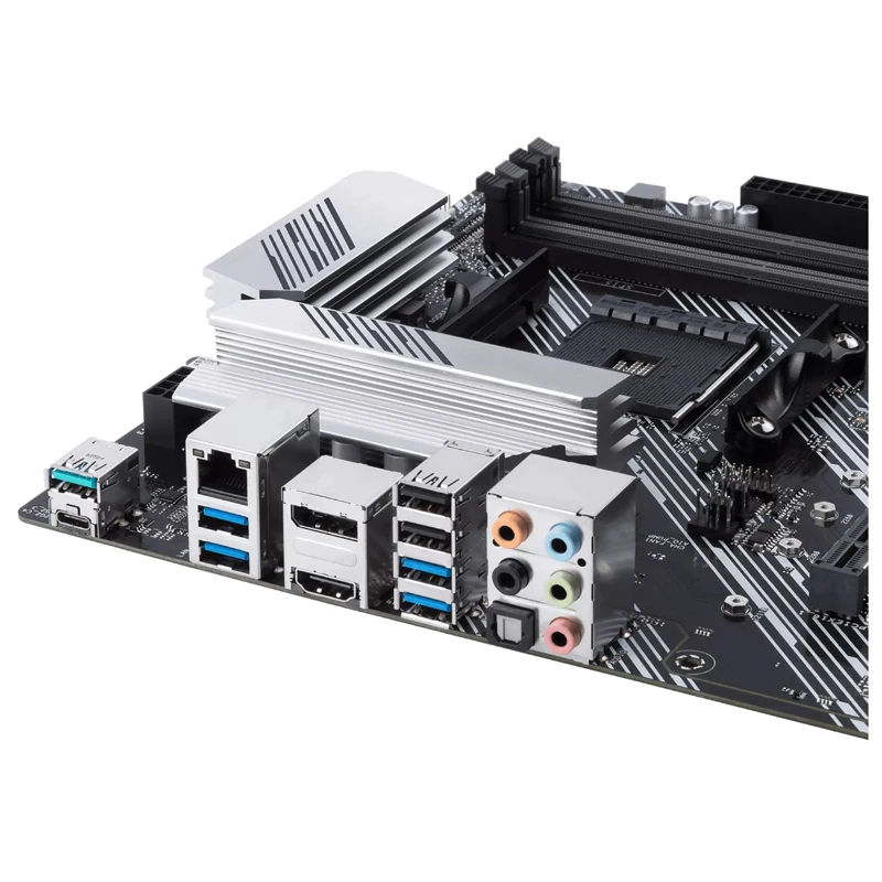 

ASUS PRIME B550-PLUS Motherboard AMD B550 Ryzen AM4 ATX with Dual M.2, PCIe 4.0, 1 Gb Ethernet DisplayPort HDMI SATA 6 Gbps