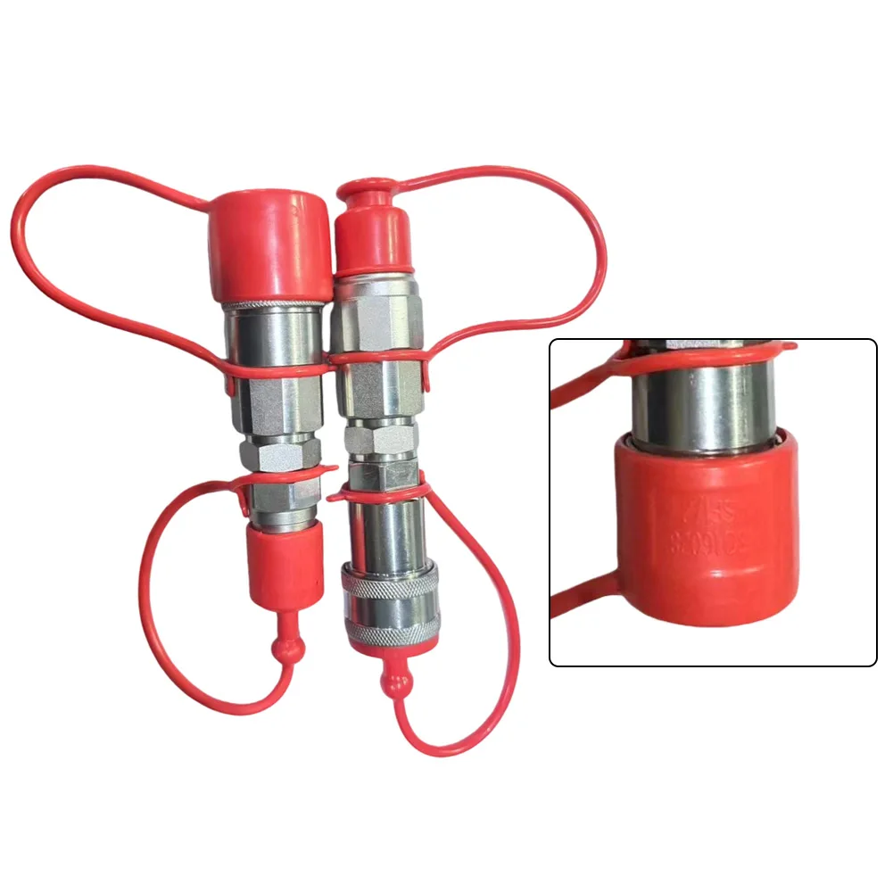 

Flat Face Hydraulic Quick Coupling Adapter Kit ISO16028 ISO5675 For Agricultural Equipment And Industrial Hydraulic Systems