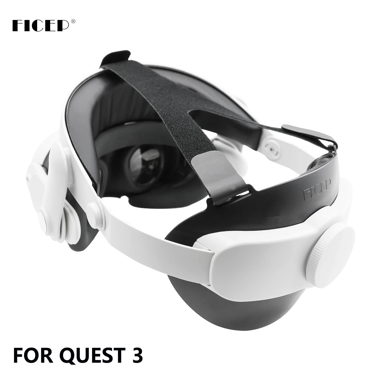 Ficep Head Strap for Oculus quest 3 Halo Strap Adjustable Comfortable Head Strap for Oculus Quest 3 Accessories