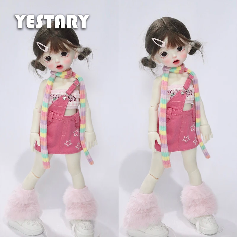 

YESTARY Bjd 1/6 1/4 Одежда для куклы допамин роза комплект с короткой юбкой аксессуары для кукол одежда ручной работы Blythe Одежда Игрушки для девочек