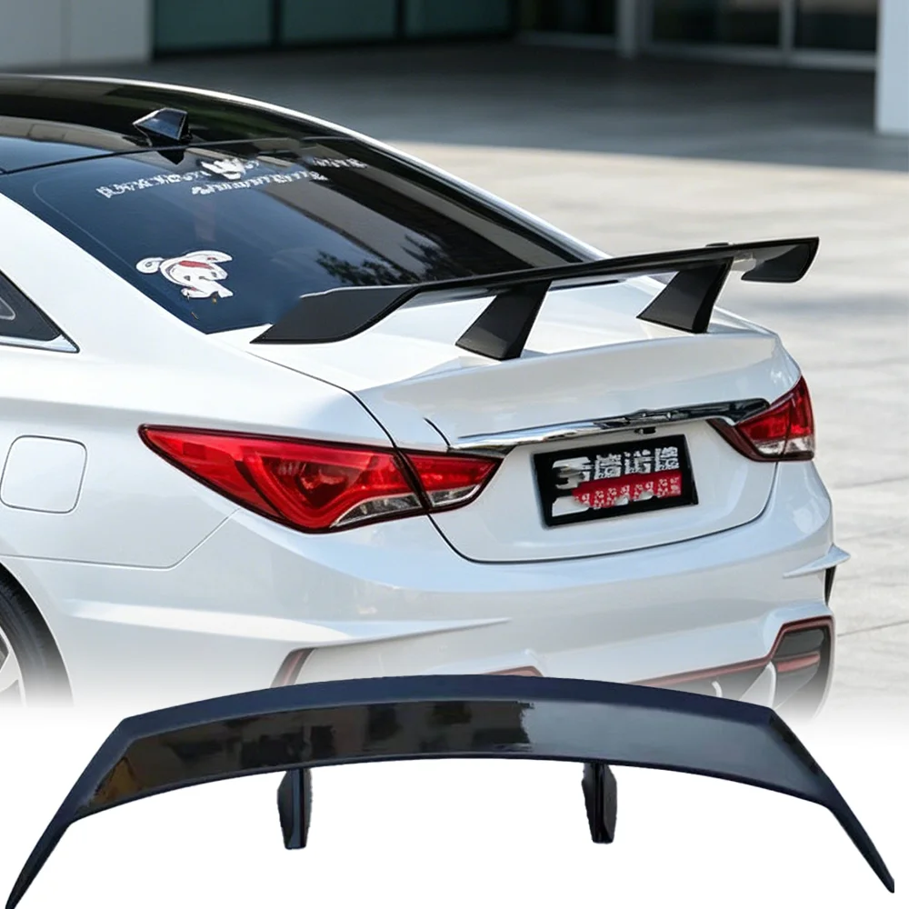 For Langdong Elantra Sonata sedan, universal 100% genuine carbon brazing rear spoiler modification kit for rear trunk spoiler 2