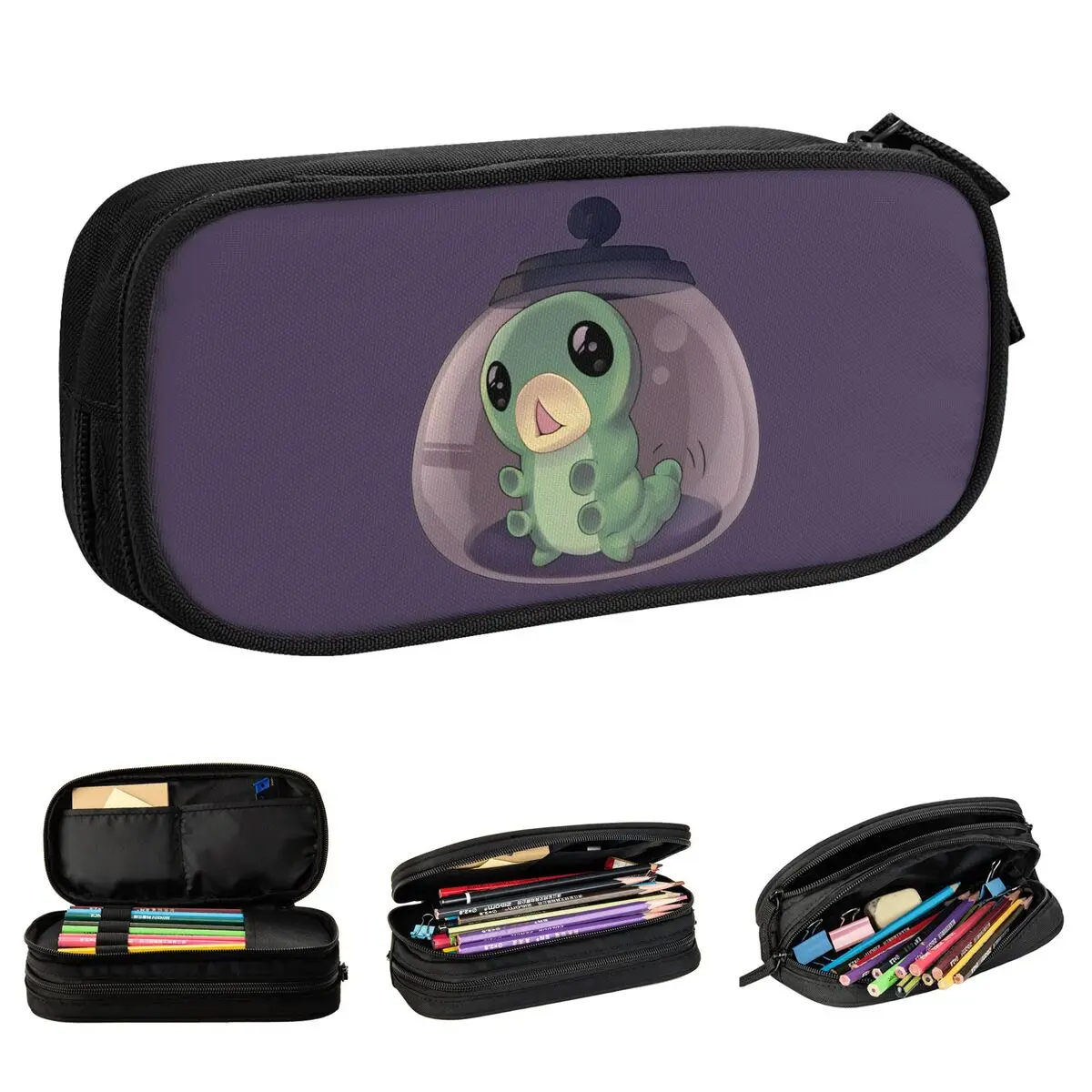 Grub Hollow Knight Pencil Cases Cute Game Pen Box Bag Girls Boys Big Capacity Students School Zipper Pencilcases