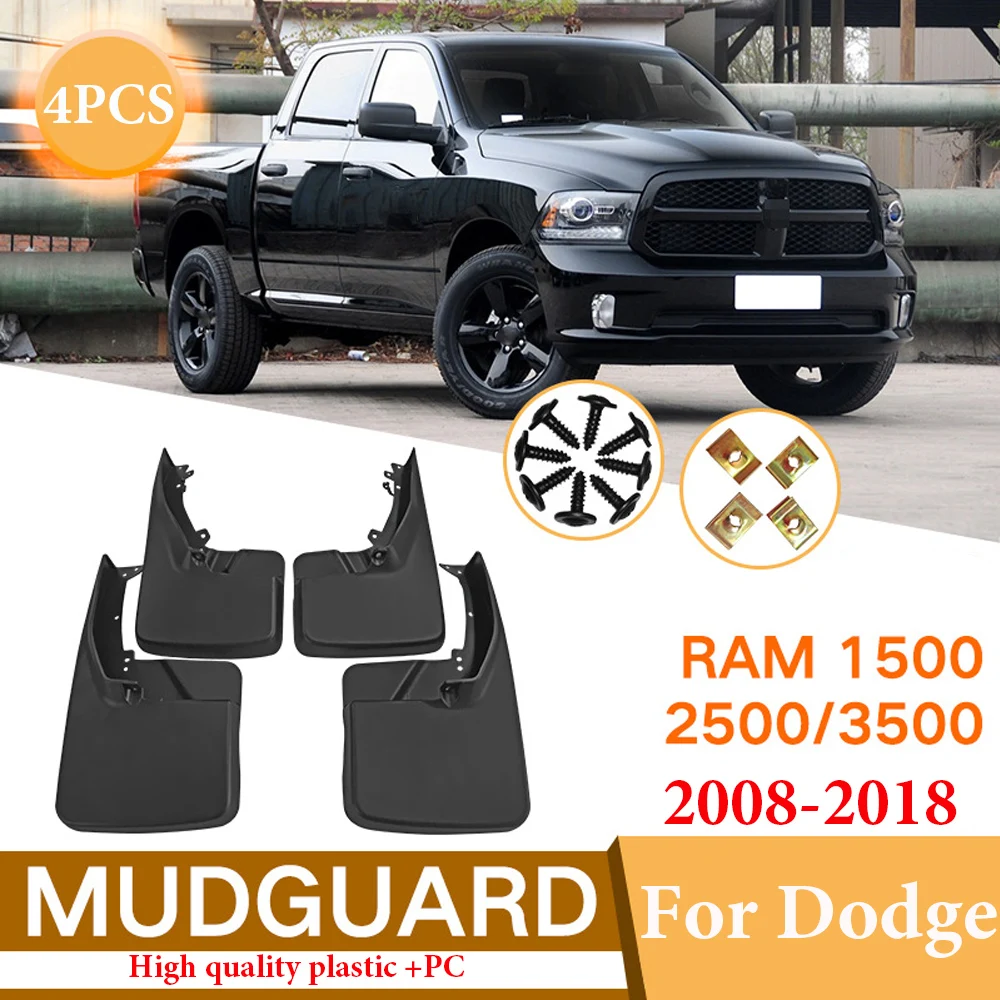 

For Dodge RAM 1500 2500 3500 Mudguards Fender Mud Flap Guard Splash Car Accessories Auto styline Mudflaps Front Rear