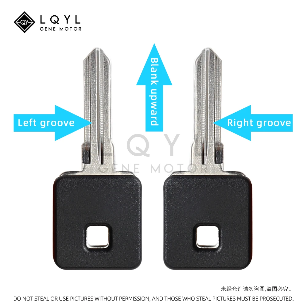 LQYL 60 PcsNew مفتاح فارغ للدراجات النارية استبدال مفاتيح غير مقطوعة لـ Harley Sportster XL883 XL1200 C N L R X48 X72 XL 883 1200