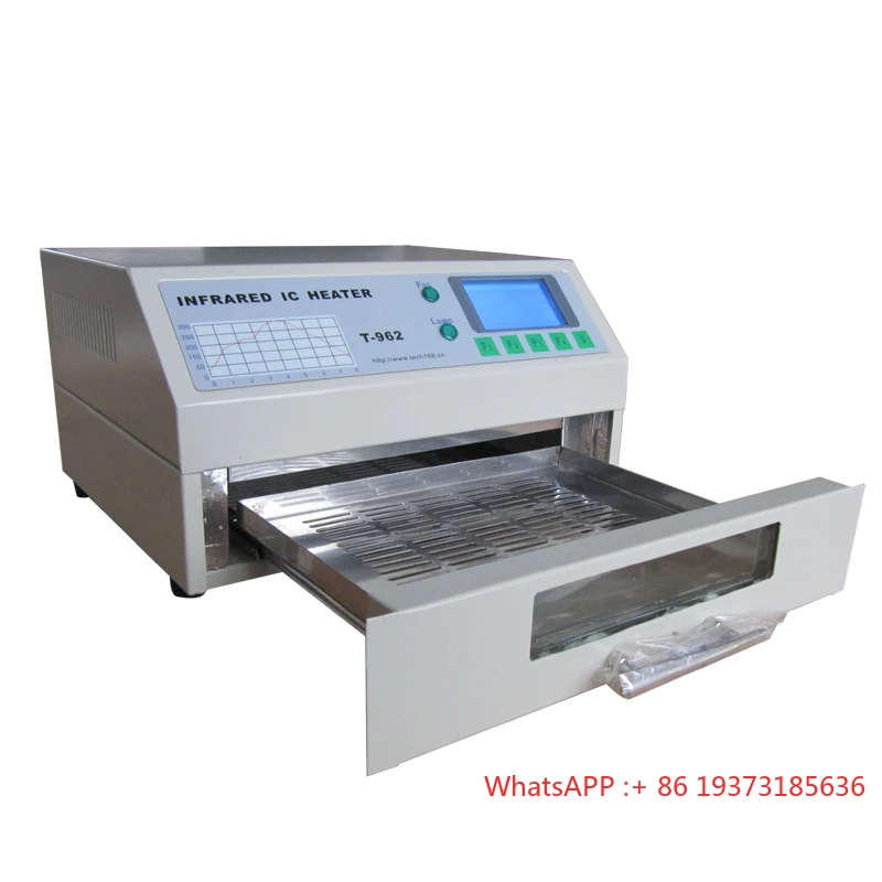Puhui T962 Infrared Reflow Oven 220V/110V New Condition IR IC Heater T-962 Rework Station