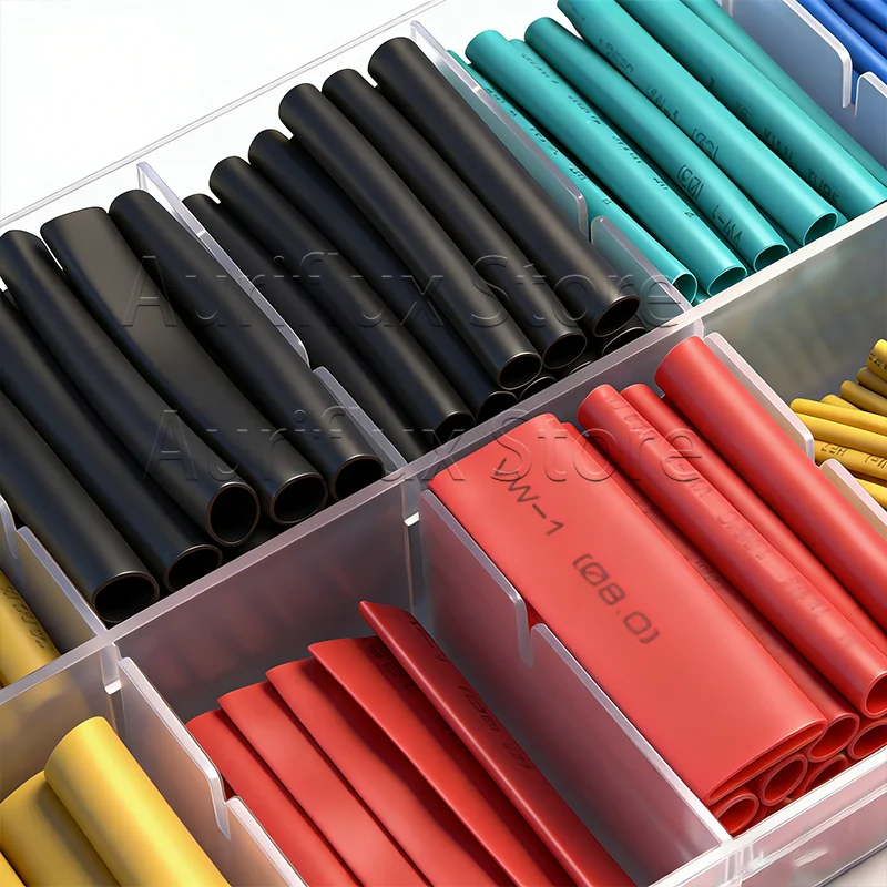 

280PCS Heat Shrink Kit Connectors Sleeve Tube Terminals Electrical Butt Splice Wire Connector Splice Solder Insulated Cable