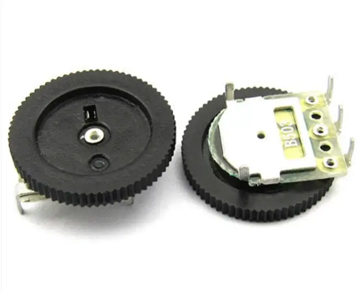 10PCS Duplex Single Dual Dial Potentiometer B503 50K B102/103/203/503 1K/10K/20K/50K 16*2MM Double Gear Tuning Potentiometer