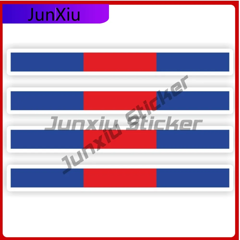 

4x Flag Sticker Stripes United Cool Window Laptop Scratch Cover Body Decoration Vinyl Decal For Car Truck SUV Window Bumper