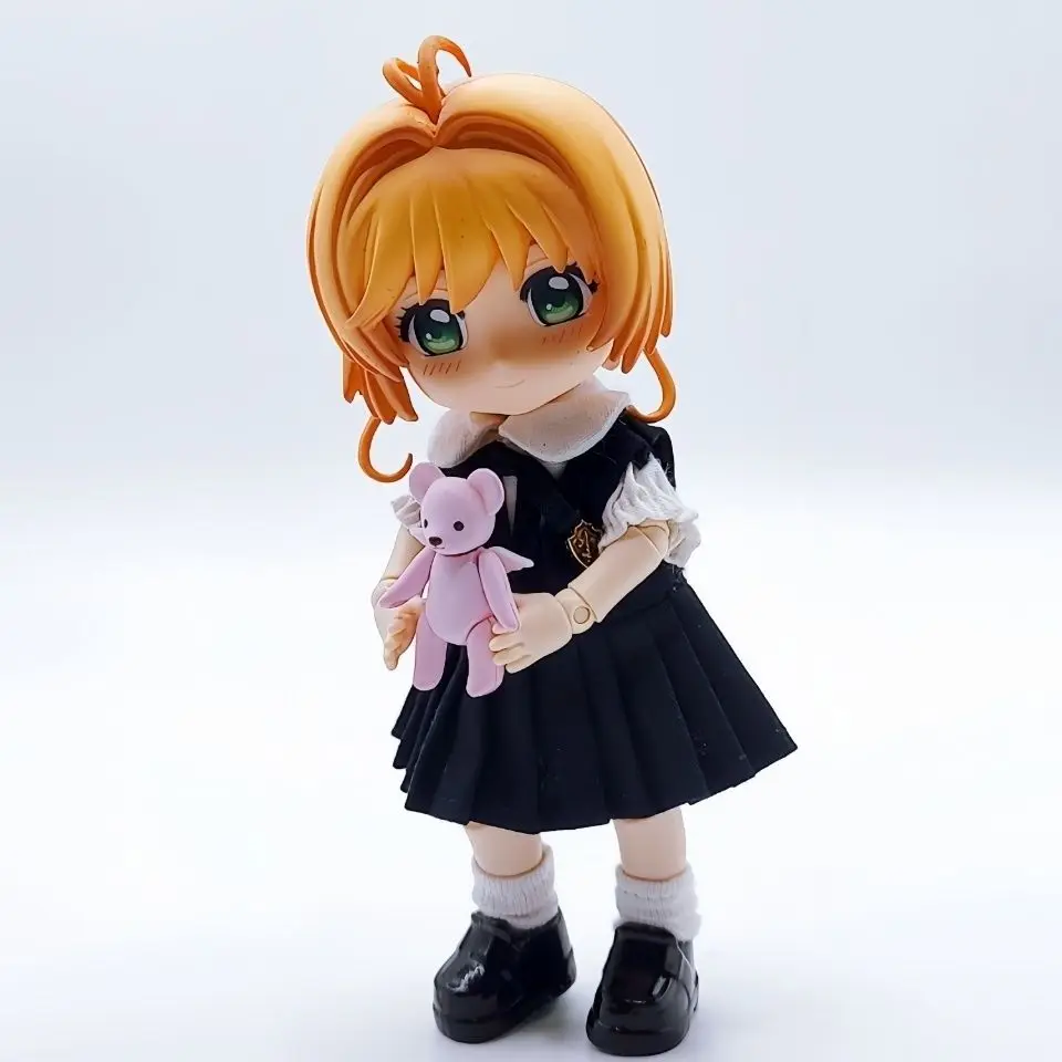 

Card Captor Sakura Figures Kinomoto Sakura Figurine Joint Movable Model Pvc Statue Dolls Collection Desk Ornament Toys Girl Gift