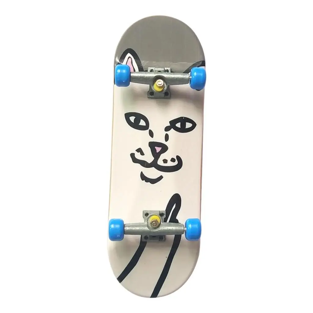 Mini Fingerboard 110mm Collectible Toy Random Design Skateboard for Children Gift Idea