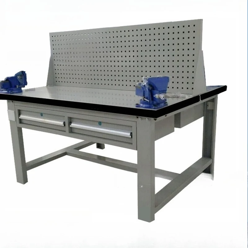 Multi-station student fitter workbench, assembly tool table, operation table, maintenance workbench, four-station fitter table