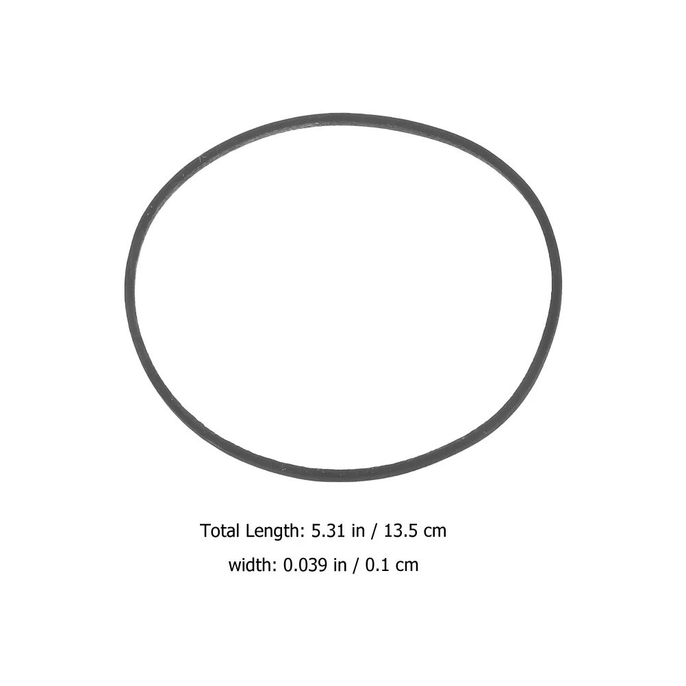 

90Pcs Recorder Drive Belts Cassette Rubber Replacement Tape Player Belts Maintenance Repair Cassette Deck Belt Square and Flat