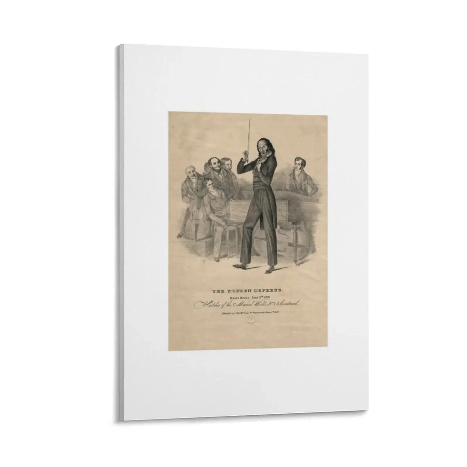 

Niccolò Paganini Canvas Painting Posters on the wall Wall paintings decorative items for home