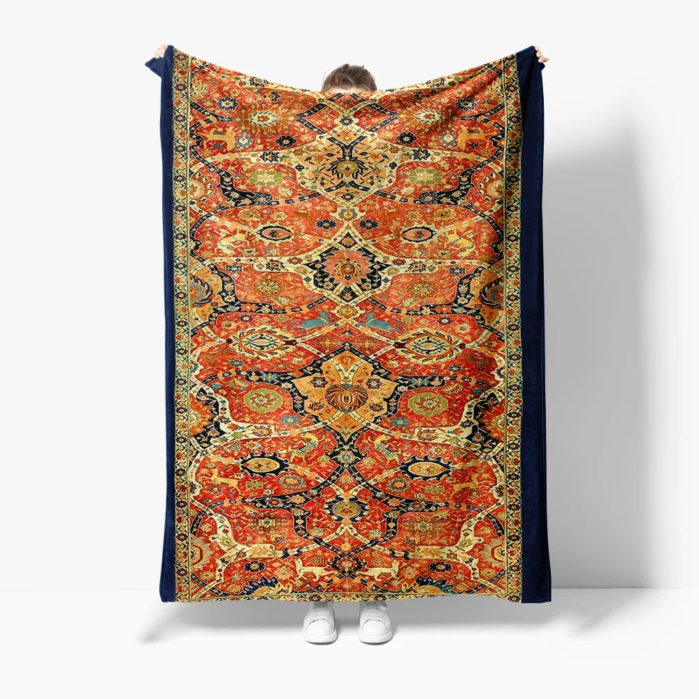 

Винтажный ковер в марокканском стиле, традиционный ковер в этническом стиле, ковер из хлопковой шерсти ручной работы, домашний декор