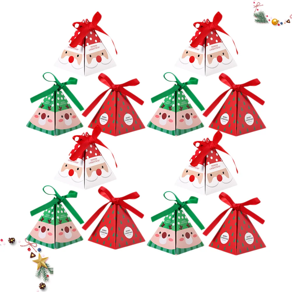 

15 Pcs Suger Case Xmas Theme Pattern Gift Boxes Fashion Chocolate Cases Cookie Christmas