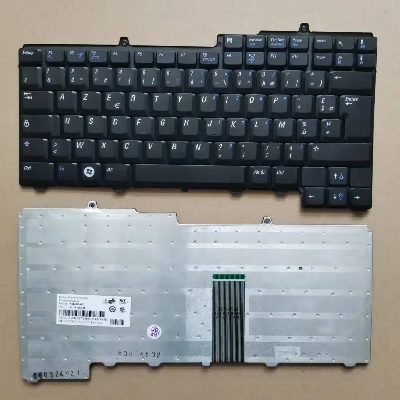 

Новая Французская клавиатура для Dell Inspiron 9400 630M 640M 6400 1501 Vostro 1000 Series NSK-D5A0F 9j. N6782.a0f