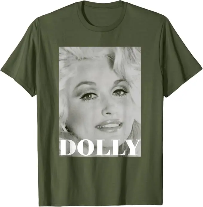 Vintage Classic Dolly Parton T-Shirt Retro Style Music Lover Graphic Outfit Humor Funny Dolly Fans Clothes Short Sleeve Tee Tops