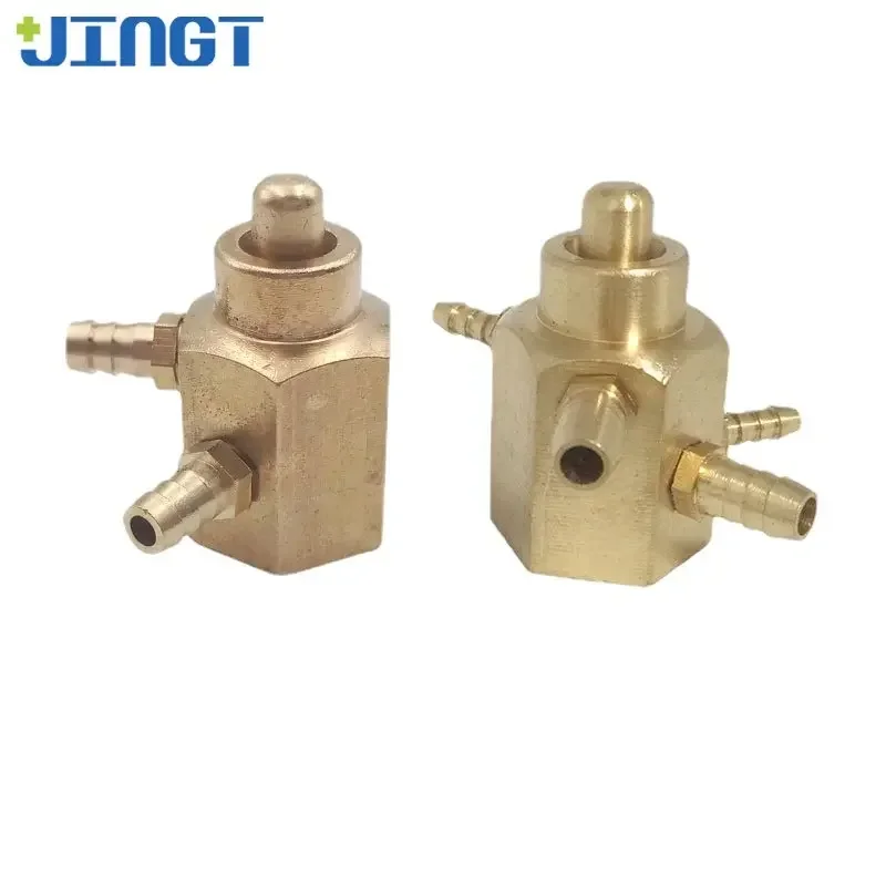 dentist Dental Foot Switch Valve for Turbine Control Core Round Foot Valve, 2/4 Holes Switch Spool - Essential Chair Accessories