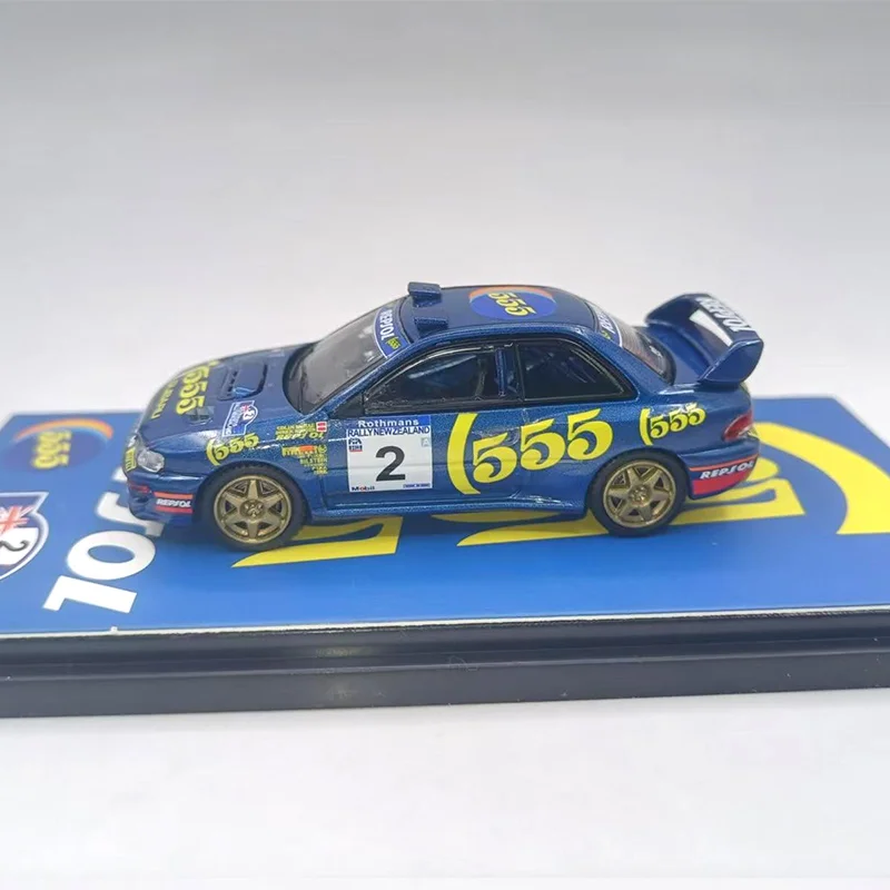 Fine Works 1:64 Scale Alloy Subaru GC8 WRC World Rally Championship Mini Toy Car Simulation Model Hobby & Collectibles Souvenir