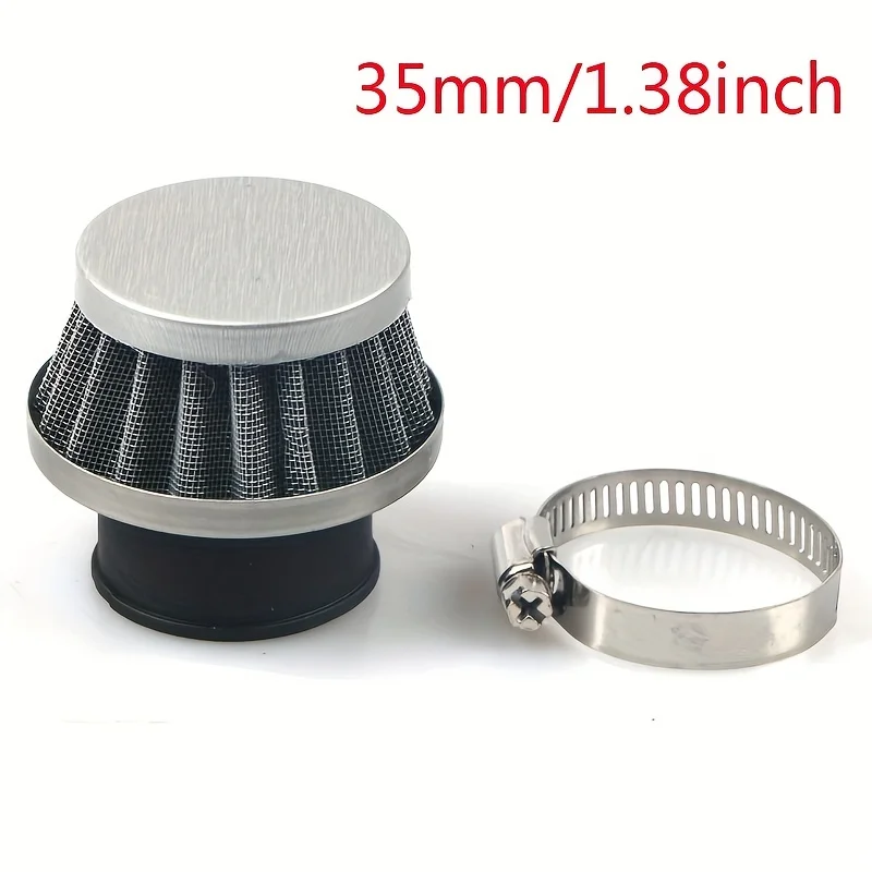 Alconstar Motorcycle 35mm Air Intake Filter Universal Carburetor Air Filter Cleaner for Dirt Pit ATV SSR TTR Bike Filter