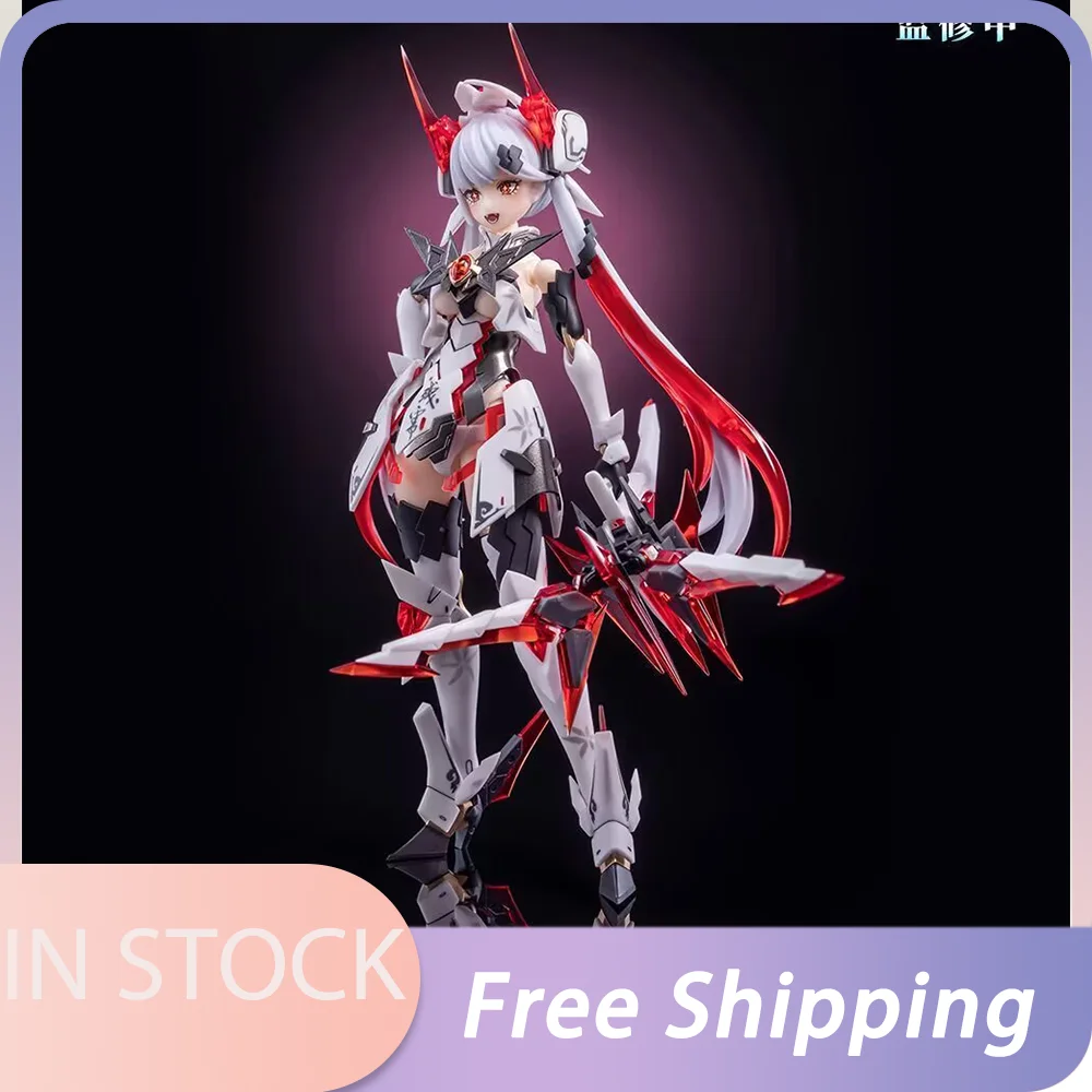 

В наличии Оригинальный продукт Nuclear Gold Reconstruction Ziweixing·White White White Snake Machine Girl Assembly 1/12 Action Gifts