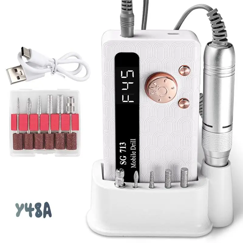 

Electric Nail Remover And Nail Grinder High-Speed Nail Grinder Suitable For Home Use White-Y48A