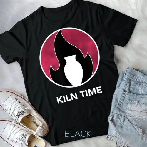 Kiln Time 남녀공용 재미있는 그래픽 도자기 티셔츠