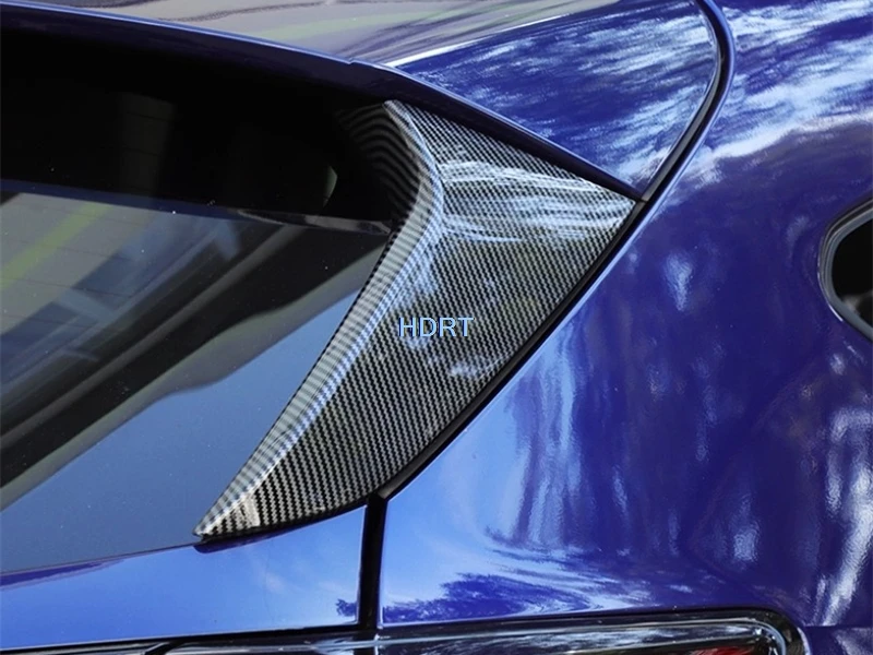 For Subaru Crosstrek 2024 + Car Style Protector Decoration Accessories Rear Window Triangle Plate Trunk Spoiler Tail Wing Cover