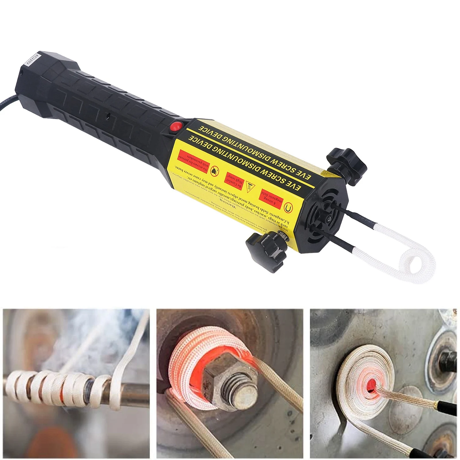 Индукционный инструмент, ручной магнитный индукционный нагреватель, высокочастотный, точный, беспламенный, для автомобилей