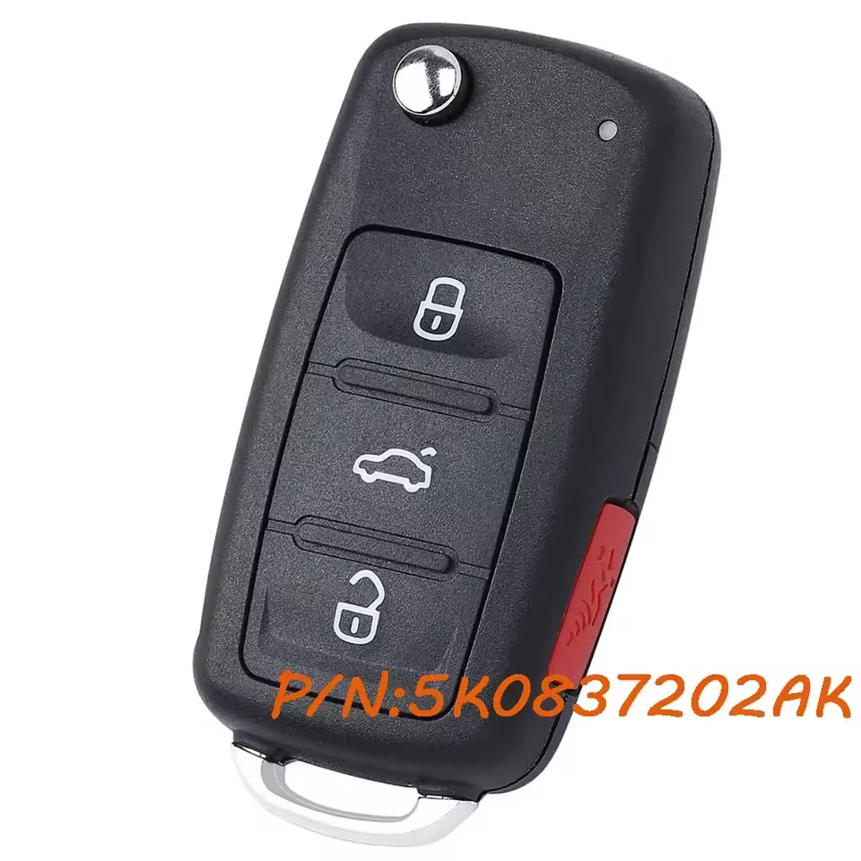 

5K0837202AK Remote Keyless Key Fob for Volkswagen Jetta Passat Beetle Tiguan EOS Golf 2011-2017 5K0 837 202 AK NBG010206T 315MHz