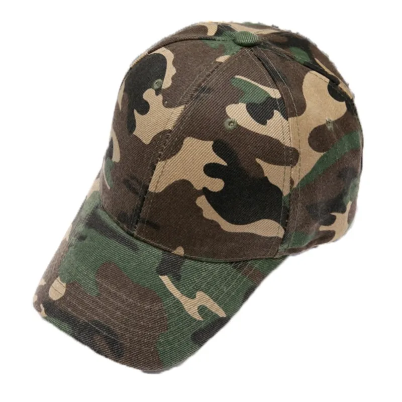 Spring Summer Camouflage Men's Women's Baseball Cap Outdoor Military Training Sun Shading Cap Fashion Sports Caps