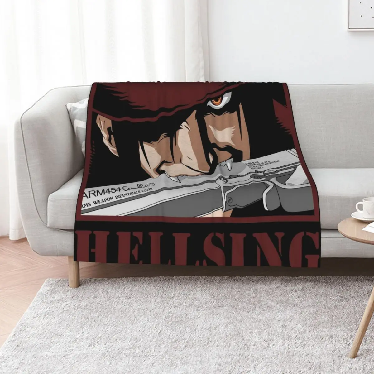 Hellsing Throw Blanket manga Stuffeds Soft Plush Plaid Luxury St Soft Beds Kid'S Blankets