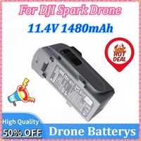Newly Upgraded 11.4V 1480mAh Replacement Drone Batterys for DJI Spark Drone UAV Rechargeable Battery Accessories