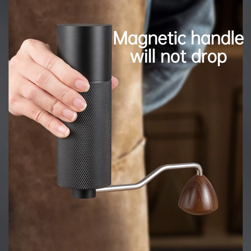 

JUSTINLAU Manual Coffee Grinder 420 Grinding Core Hand Cranked Coffee Bean Grinder Household Small Hand Ground Coffee Utensil