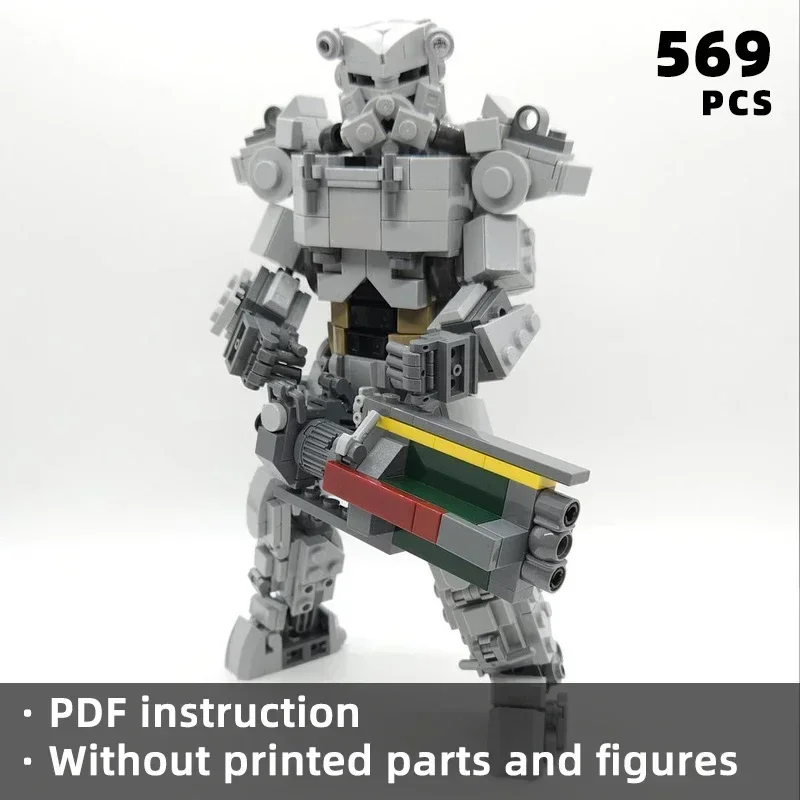 

Радиационная серия Power Armor кирпичи игровое украшение робот блоки moc подарок ядерная война братство осенний реквизит игрушка фигурка