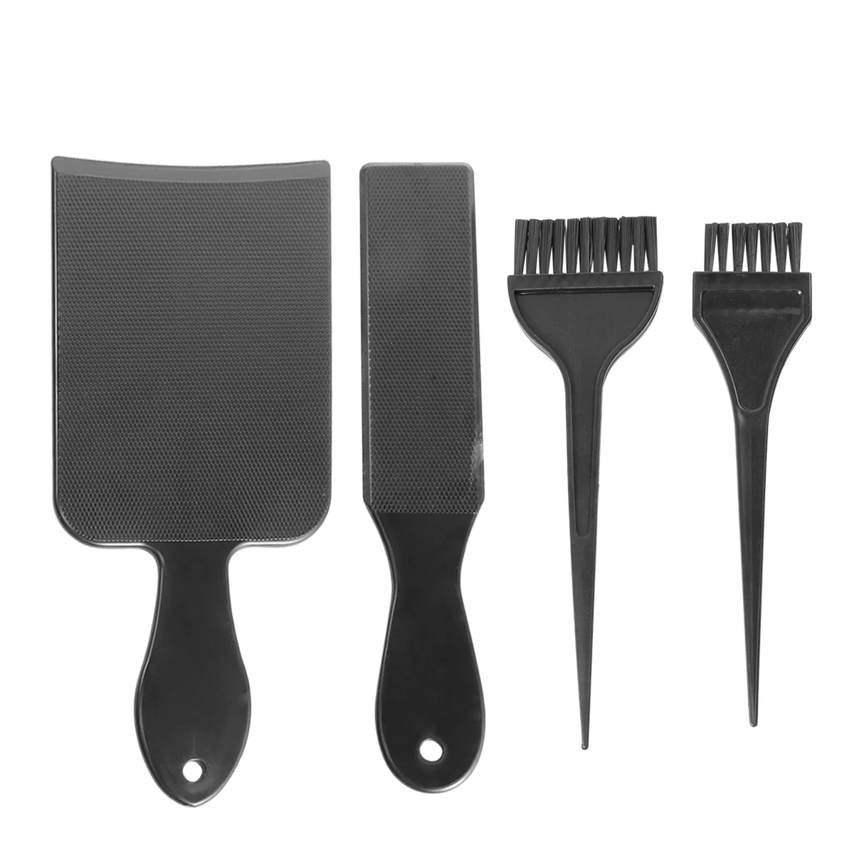 

4pcs Hair Dyeing Black Salon Hairdressing Tool Coloring Long Handle Hair Beauty Tool Clean Home Use Comb