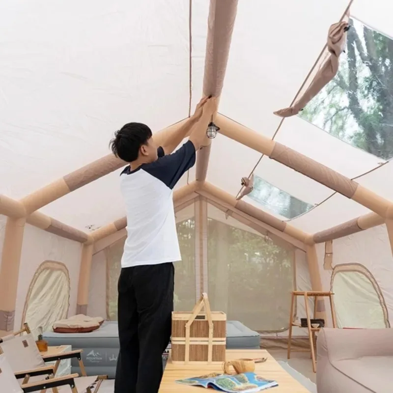 Tent Two Bedrooms One Living Room Sandbeach Tents Large Space Outdoor Camping Equipment