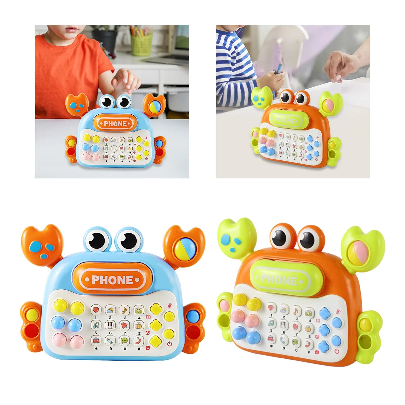 Baby Musical Toy Light Multifunctional Musical Baby Toy Phone for Toddlers Girl