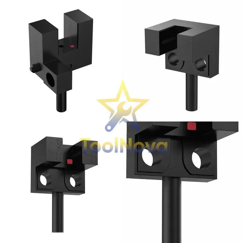 2026*Hotsale* Compact L Type Photoelectric Sensor SOP-U91 940nm IP50 ABS Housing Dual Output 15g Lightweight for