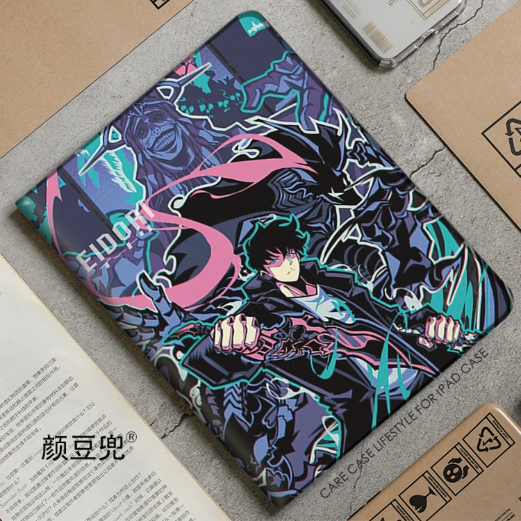 Anime Solos Leveling  For iPad Air 4 5 Mini 5 6 Case Luxury Silicone For Pro 12.9 11 For iPad 10th Protective  Pro13 11 in Air11