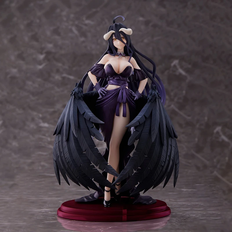 In Stock TAiTO Original AMP+ OVERLORD IV Albedo Black Dress Ver. 20CM PVC Anime Action Figures Model Collection Ornament Toys