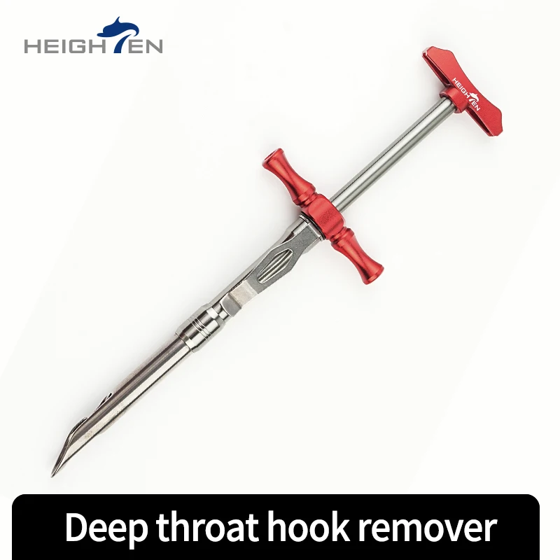 Heighten Stainless Steel Aviation Aluminum Line Hook Simple Fishing Equipment Hook Remover Deep Throat Hook Remover