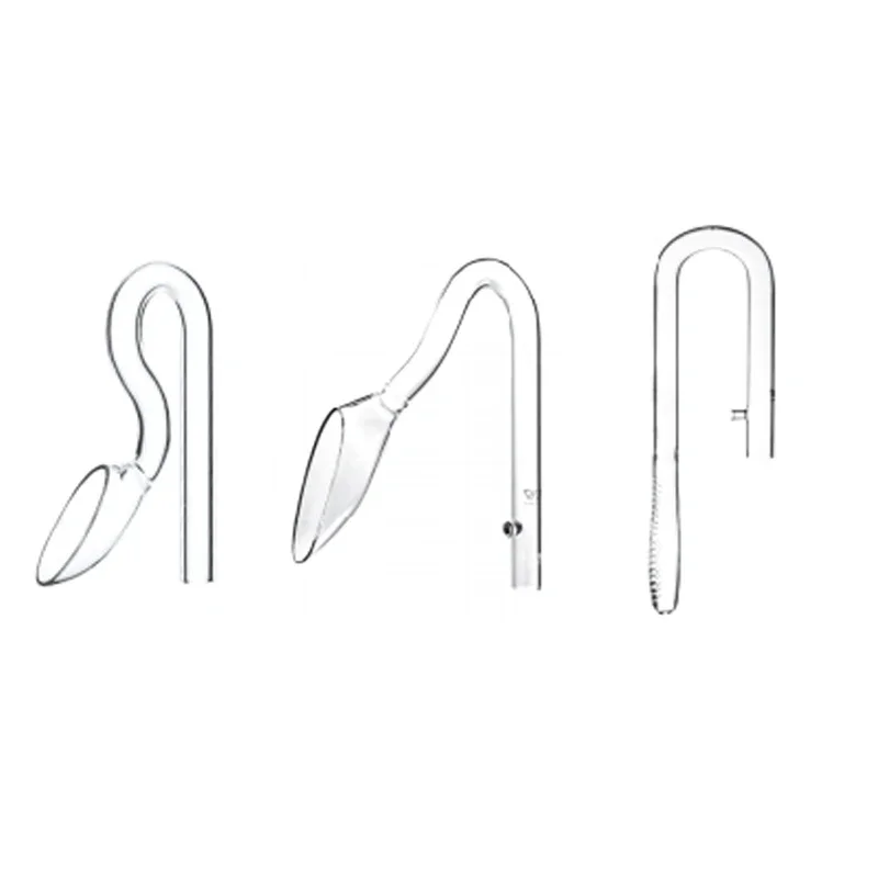 

VIV ADA Quality Glass Orchid Pipe Outflow Inflow Mini New for Aquarium Filter Tube and Water Pump Aquário Acessórios