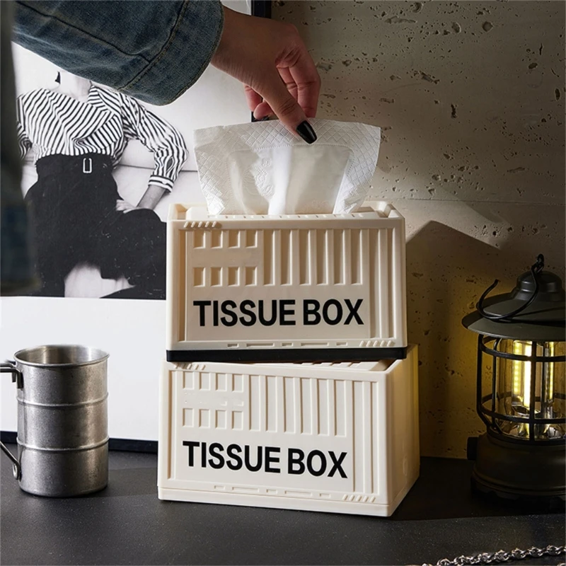 

Practical Tissue Box Cover Functional Napkin Dispenser for Everyday Use