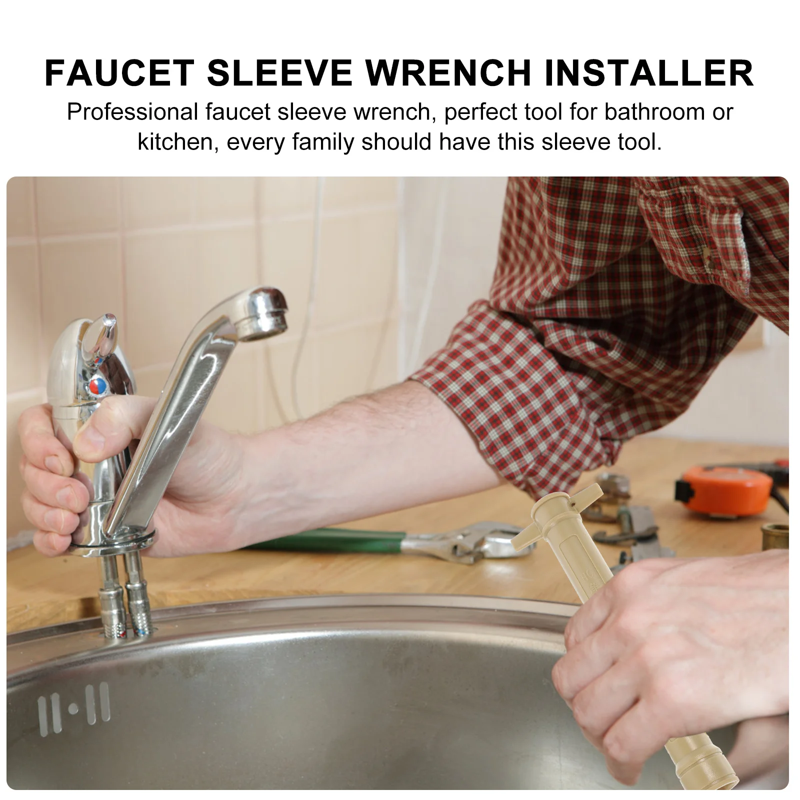 

6 Pcs Wrench Socket Plumber Water Purifier Set Maintenance Sleeve Plumbing Tools