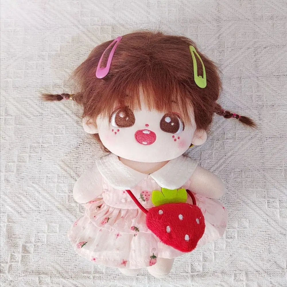 Mode DIY 20cm Baumwolle Puppe Kleidung Spielzeug Geschenk Cartoon Puppe Kleidung Dekoration bunte niedliche Spielzeug Zubehör bjd Puppe